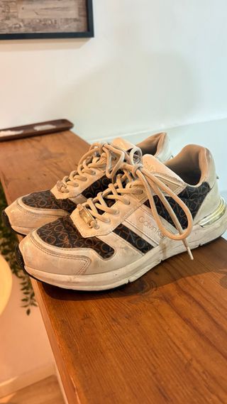 Zapatillas Calvin Klein Marrón/Blanco