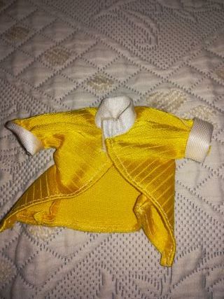 Camisola/Casaco Amarelo para Boneca