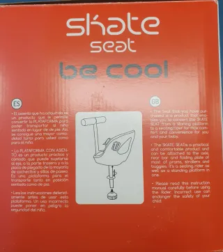 Asiento Patín Skate Be Cool hasta 20 kg