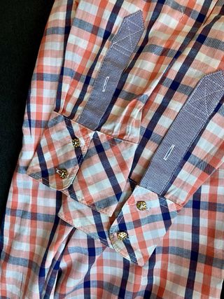 Camisa Kenzo Jeans Vintage Cuadros Talla M