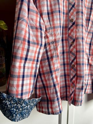 Camisa Kenzo Jeans Vintage Cuadros Talla M