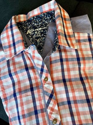 Camisa Kenzo Jeans Vintage Cuadros Talla M