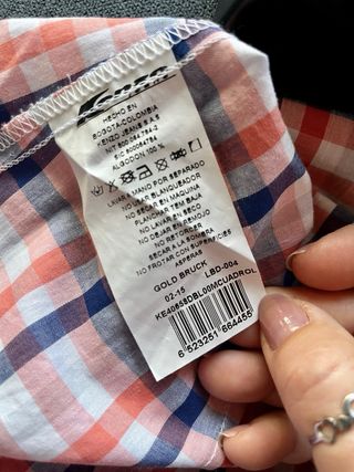 Camisa Kenzo Jeans Vintage Cuadros Talla M