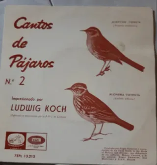 Lote 3 vinilos y 1 libro de Canarios