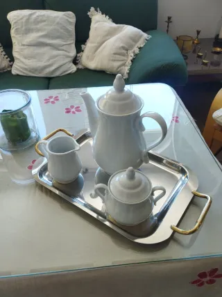 Juego de café porcelana