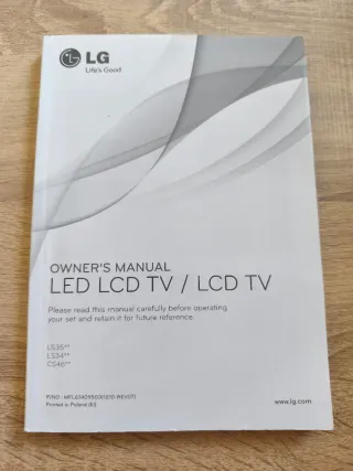 Televisor LG 32 LCD LED con Mando