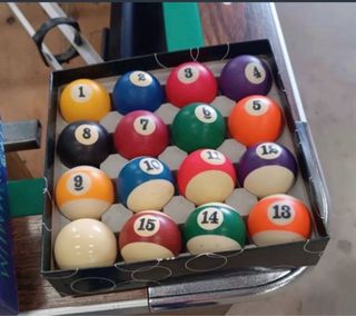 Juego Bolas Billar Americano Completo