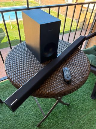 Barra de Sonido Samsung y Subwoofer