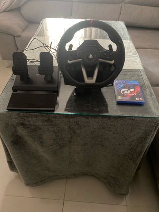Volante Logitech PS4 + Juego Gran Turismo 7