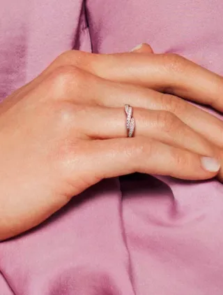 Anillo Pandora Oro Rosa 14K