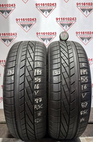 195 55 16 V GOODYEAR RUEDA AL 90% VIDA UTIL