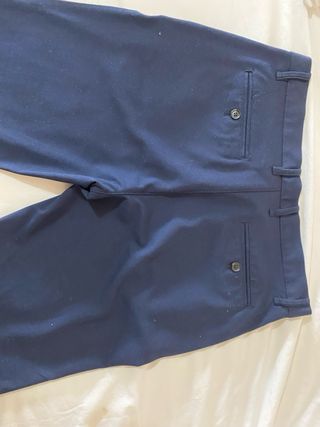 Pantalón Zara de vestir azul marino para hombre