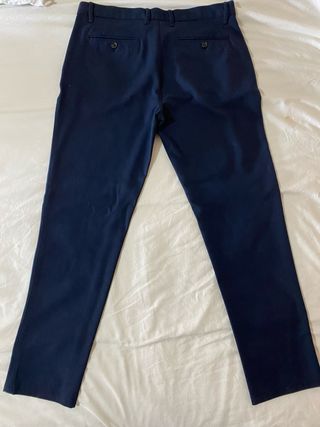 Pantalón Zara de vestir azul marino para hombre