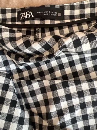 Falda pantalón cuadros S