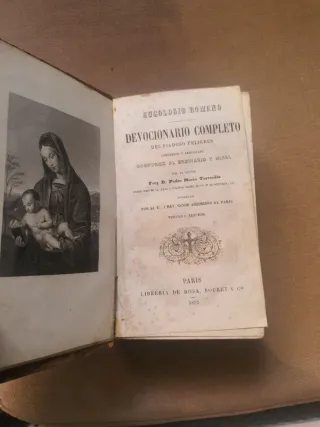 Eucologio Romano Libro Antiguo.1832