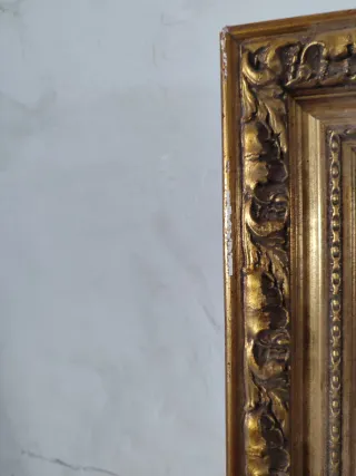 Espejo antiguo dorado