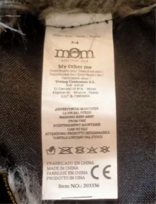 Disfraz Vikingo Niño 3-4 Años