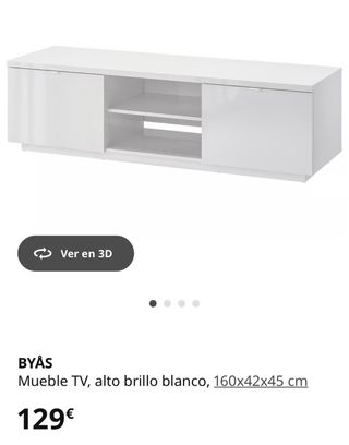 Mueble TV BYÅS Salón Ikea
