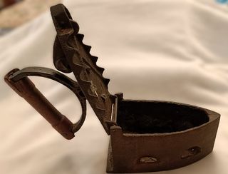 Plancha de carbón antigua