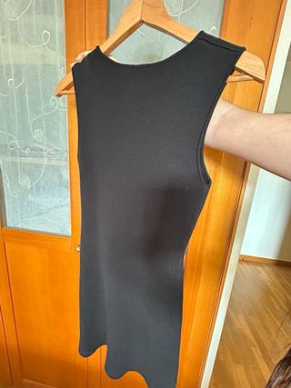 Vestido Negro Zara Talla S