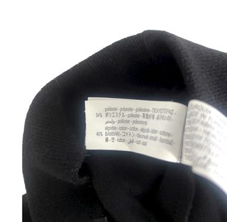 Talla S. Falda fluida de terciopelo negro ZARA