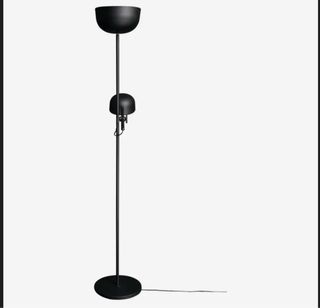 Lámpara de pie negra 185cm