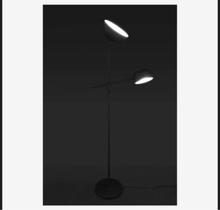 Lámpara de pie negra 185cm