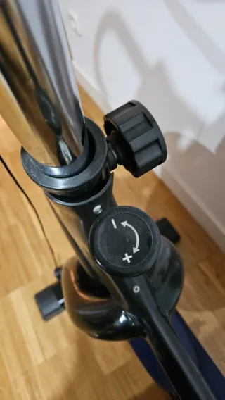 Bicicleta de Spinning Negra y Azul