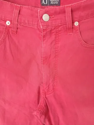 Pantalón AJ Armani Jeans Recto Rojo Hombre