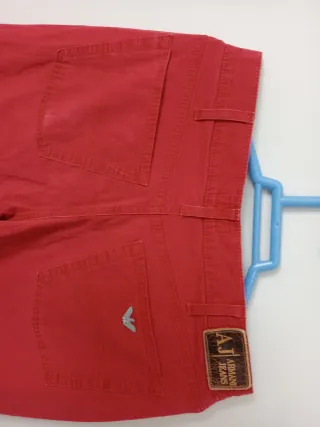 Pantalón AJ Armani Jeans Recto Rojo Hombre