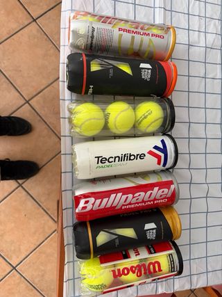 Pelotas de pádel Bullpadel, Wilson, Head...