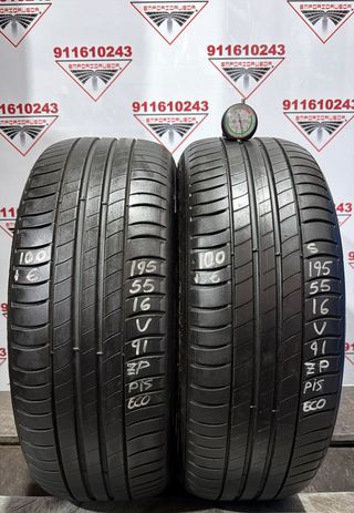 195 55 16 V MICHELIN RUEDA AL 90% VIDA UTIL