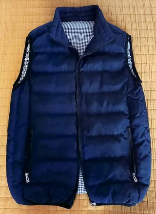 Chaleco azul marino hombre