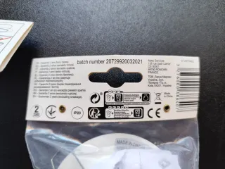 Dos Adaptadores luz Bang blanco