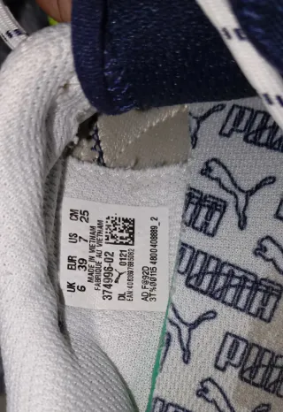 Zapatillas Puma Hombre/Mujer Azul y Gris