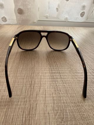 Gafas de sol Gucci Marrones y Doradas