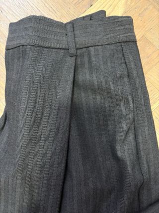Pantalón de traje gris Zara Talla XS