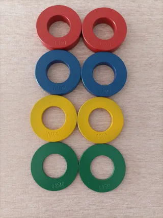 Juego Discos Pesas Fraccionales