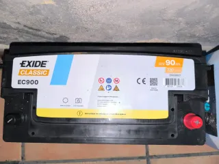 Batería Coche Exide Classic EC900 12V 90Ah 720A