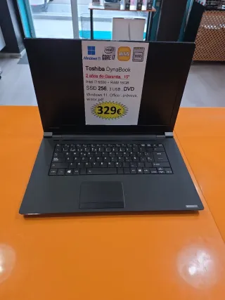 Portátil Toshiba DynaBook i7 16GB RAM 256GB SSD