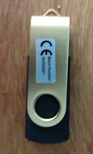 Pendrive 16GB Dorado y Negro