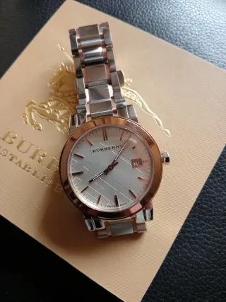 Reloj Burberry Quartz Hombre Oro/Plata