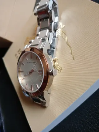 Reloj Burberry Quartz Hombre Oro/Plata