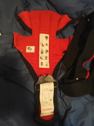 Mochila Portabebés Babybjorn Active Negra