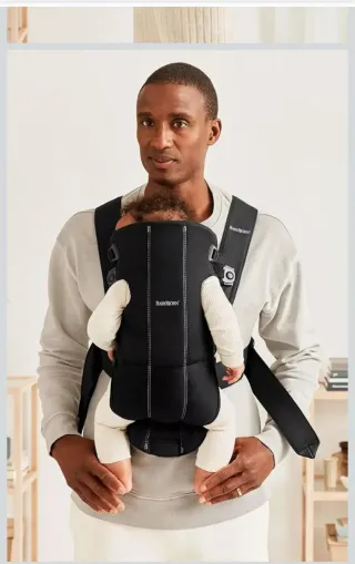 Mochila Portabebés Babybjorn Active Negra