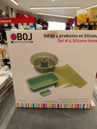 Set 4 productos silicona Boj