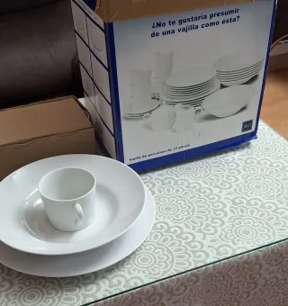 Vajilla Porcelana 33 Piezas