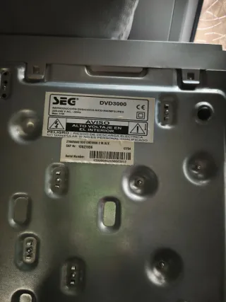 Reproductor DVD SEG Y Blu-ray PHILIPS.