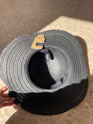 Sombrero de playa negro mujer Primark