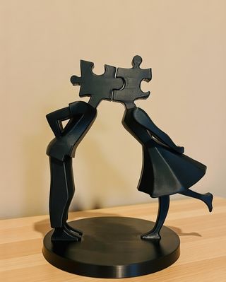 Escultura Puzzle do Amor (Decoração)